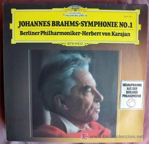 Discos de vinilo: DGG - BRAHMS - SINFON&Iacute;A NO.1 - Foto 1
