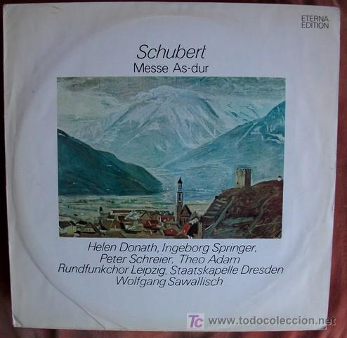 Discos de vinilo: ETERNA - SCHUBERT - MISA LA BEMOL - SAWALLISCH - Foto 1