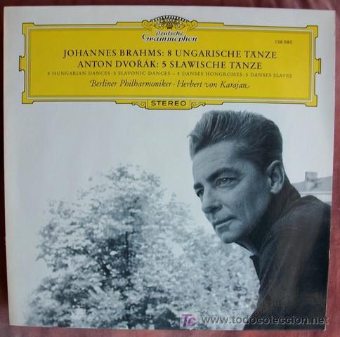 Discos de vinilo: DGG - BRAHMS / DVORAK - BAILES-  KARAJAN - Foto 1