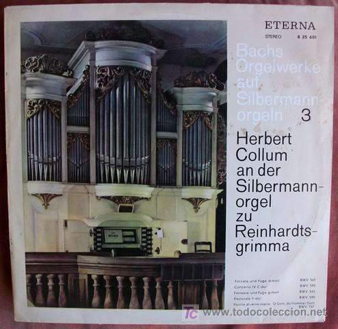 Discos de vinilo: ETERNA - BACH - OBRAS PARA ORGANO EN LA SILBERMANN - Foto 1