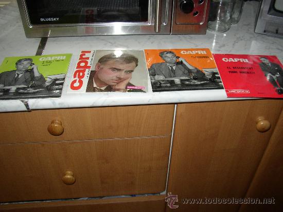 Vinyl-Schallplatten: Lote dce 4 discos del humorista catal&aacute;n CAPRI a&ntilde;os 70