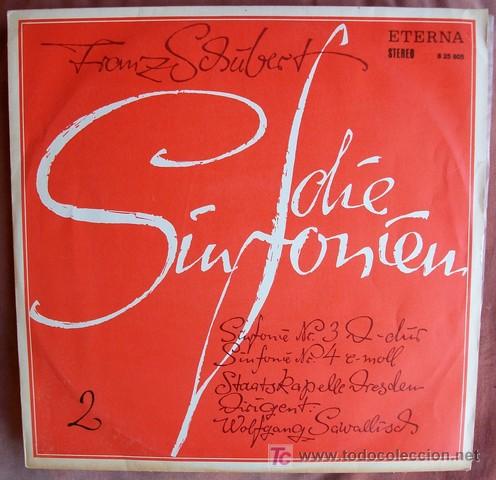 Discos de vinilo: ETERNA - SCHUBERT - NO.3 & 4 - SAWALLISCH - Foto 1