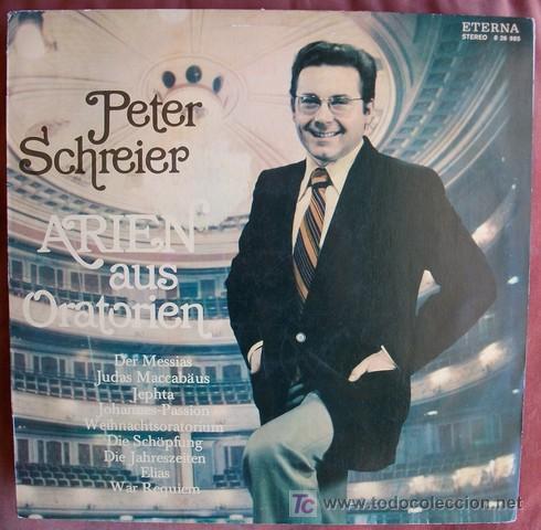 Discos de vinilo: ETERNA - ARIAS DE ORATORIOS - PETER SCHREIER - Foto 1