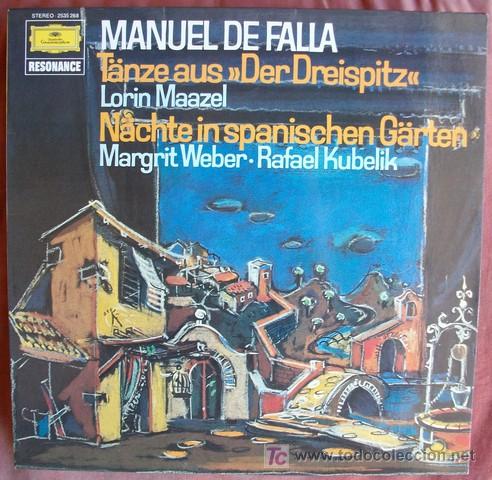 Discos de vinilo: DGG - DE FALLA - MAAZEL / WEBER / KUBELIK - Foto 1