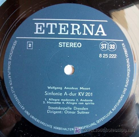 Discos de vinilo: ETERNA - MOZART - SUITNER - Foto 3
