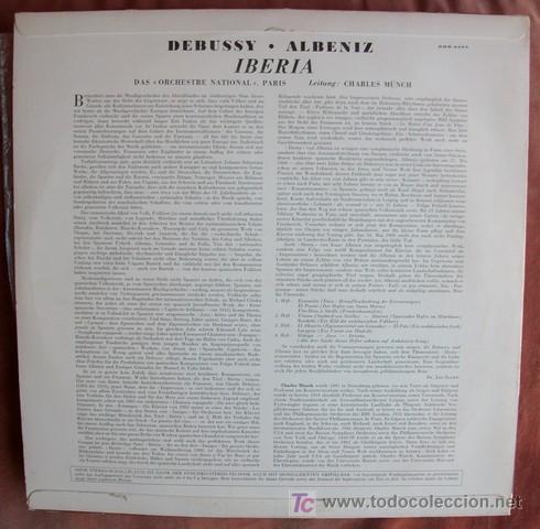 Discos de vinilo: SMS - DEBUSSY / ALBENIZ - MUNCH - Foto 2