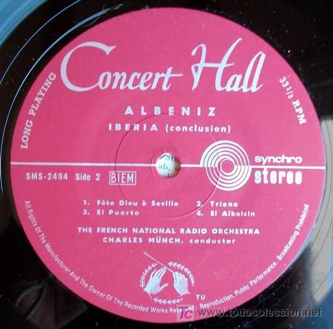 Discos de vinilo: SMS - DEBUSSY / ALBENIZ - MUNCH - Foto 3