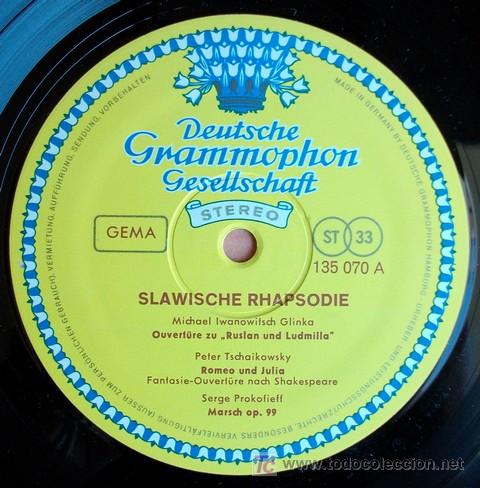 Discos de vinilo: DGG - RAPSODIAS ESLAWOS - Foto 3