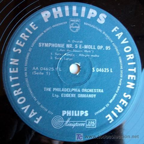 Discos de vinilo: PHILIPS - DVORAK - DEL NUEVO MUNDO - ORMANDY - Foto 3