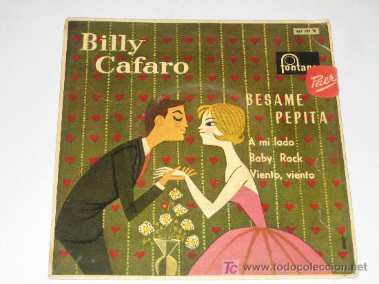 Discos de vinilo: BILLY CAFARO - BABY ROCK ... 1960 - Foto 1