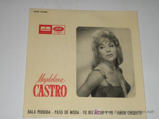 Discos de vinilo: MAGDALENA CASTRO - BALA PERDIDA... 1966 - Foto 1