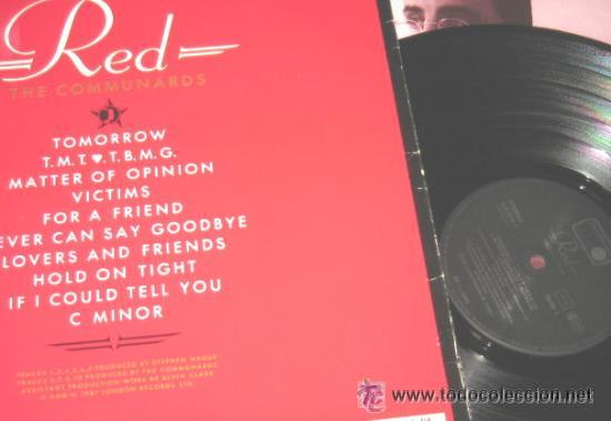 Discos de vinilo: 1 LP DISCO VINILO A&Ntilde;O 1987 - THE COMMUNARDS ( RED ) - Foto 2