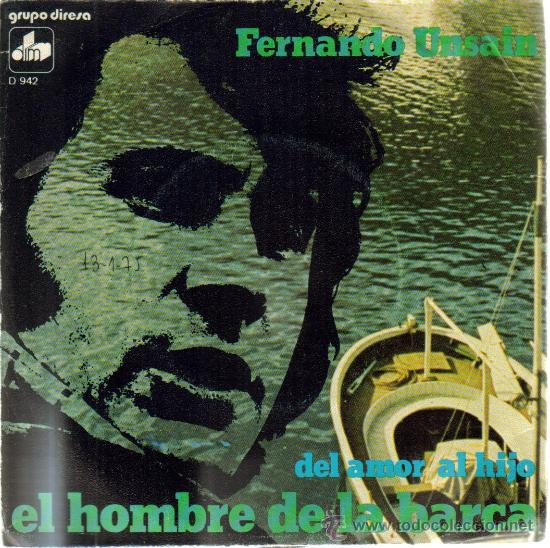 Discos de vinil: FERNANDO UNSAIN-DEL AMOR AL HIJO + EL HOMBRE DE LA BARCA SINGLE VINILO 1974 PROMOCIONAL SPAIN