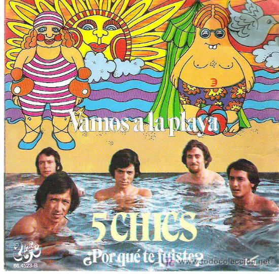 Discos de vinilo: 5 chics - vamos a la playa *** ekipo 1971 - Foto 1