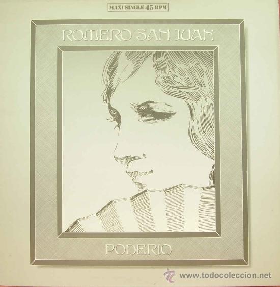 Discos de vinilo: ROMERO SANJUAN-PODERIO MAXI SINGLE VINILO 1989 PROMOCIONAL SPAIN - Foto 1