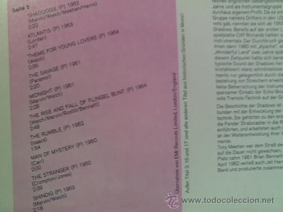 Discos de vinilo: THE SHADOWS ---- SAME - Foto 3