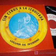 Discos de vinilo: SIN CEROS A LA IZQUIERDA LOCURA DE INVIERNO 7 SGL 1992 PROMO POP ROCK