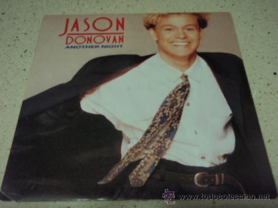 Discos de vinilo: JASON DONOVAN  ( ANOTHER NIGHT   2 VERSIONES )  1990   SINGLE45  PWL RECORDS - Foto 1