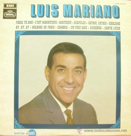 Discos de vinilo: LUIS MARIANO-MISMO TITULO 1969 LP SPAIN - Foto 1
