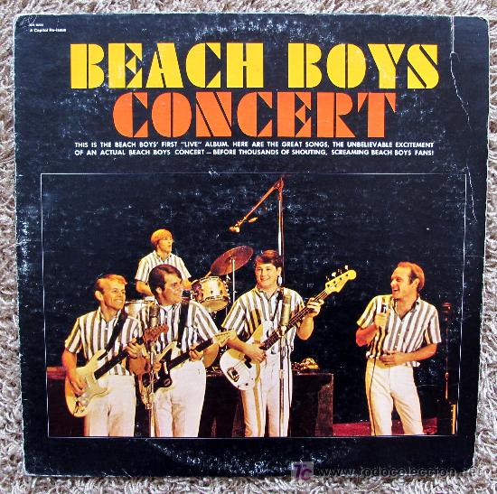 Discos de vinilo: THE BEACH BOYS CONCERT LP. - Foto 1