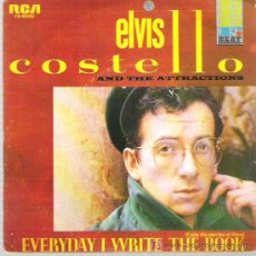 Discos de vinilo: ELVIS COSTELLO & THE ATTRACTIONS - EVERYDAY I WRITE THE BOOK ** RCA VICTOR ESPAÑA 1983. Lote 19015165