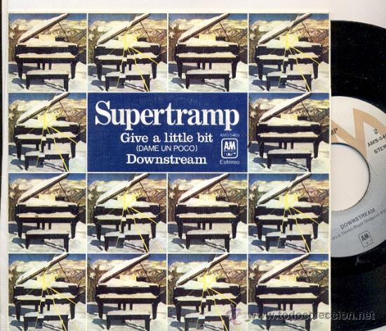 Discos de vinilo: SPERTRAMP; GIVE A LITTLE BIT + DOWNSTREAM - Foto 1