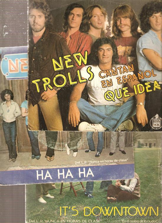 Discos de vinilo: 3 singles de NEW TROLLS - Foto 1
