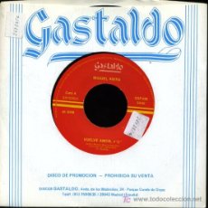 Discos de vinilo: MIGUEL RIERA - VUELVE AMOR - SINGLE 1989 - PROMO