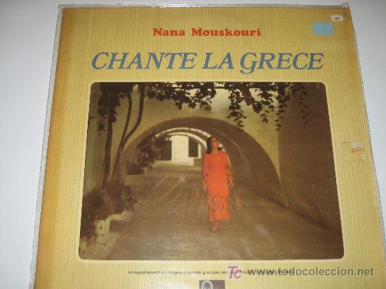 Discos de vinilo: NANA MOUSKOURI - CHANTE LA GRECE - Foto 1