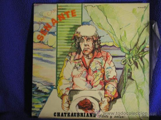 Disques de vinyle: UXV JUAN CARLOS SENANTE LP VINILO PROMOCIONAL 1980 CHATEAUBRIAND SALSA CANCION CANARIAS NUEVO