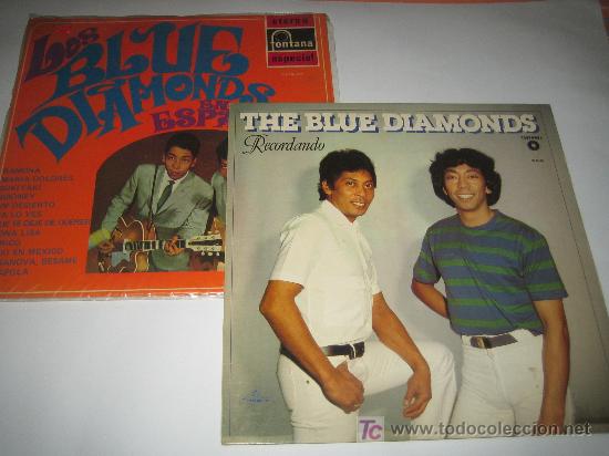 Discos de vinilo: LOTE DE DOS LPS THE BLUE DIAMONDS - Foto 1