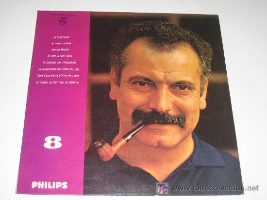 Discos de vinilo: GEORGES BRASSENS - N&ordm;8 - ED. FRANCESA - 25CM - Foto 1
