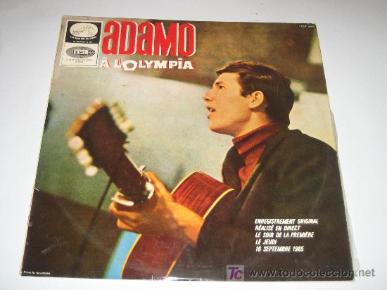 Discos de vinilo: ADAMO A L&acute;OLYMPIA - - Foto 1