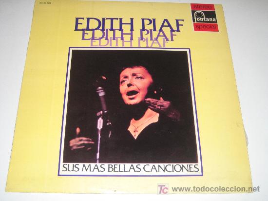 Discos de vinilo: EDITH PIAF - SUS MAS BELLAS CANCIONES- COMO NUEVO - Foto 1