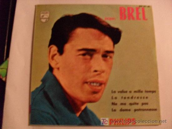 Discos de vinilo: Disco vinilo Jacques Brel 1960 - Foto 1