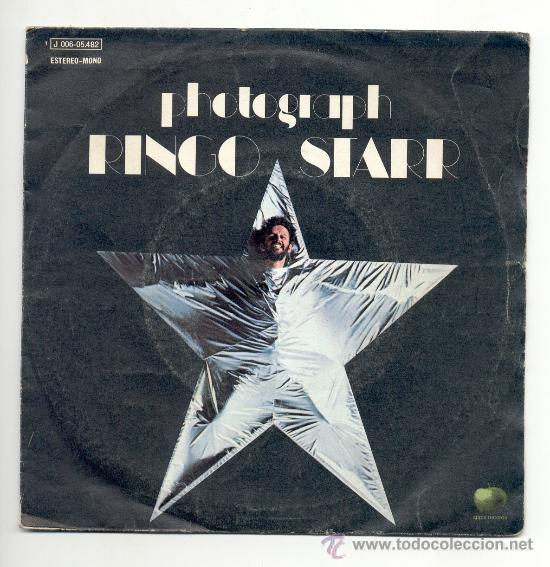 Discos de vinilo: SINGLE - RINGO STAR - &rdquo;Photograph&rdquo;. - Foto 1