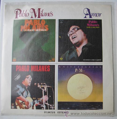 Discos de vinilo: PABLO MILANES - AMOR - SINGLE DE 1979 - Foto 1