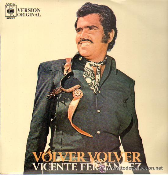 Disques de vinyle: VICENTE FERNANDE3Z LP VOLVER VOLVER 1972 CBS SPA VER FOTO ADICIONAL CANCIONES