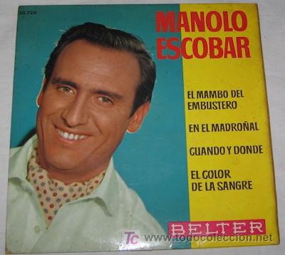 Discos de vinilo: SINGLE DE MANOLO ESCOBAR - Foto 1