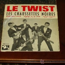 Discos de vinilo: LES CHAUSETTES NOIRES EP LE TWIST+3