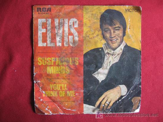Discos de vinilo: ELVIS - SUSPICIOUS MIND - Foto 2