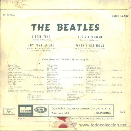 Discos de vinilo: Contraportada - Foto 2