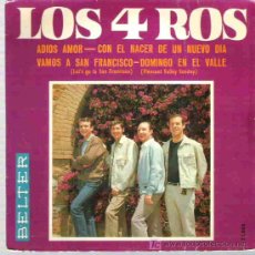Discos de vinilo: LOS 4 ROS - VAMOS A SAN FRANCISCO ** EP BELTER 1967. Lote 19710829