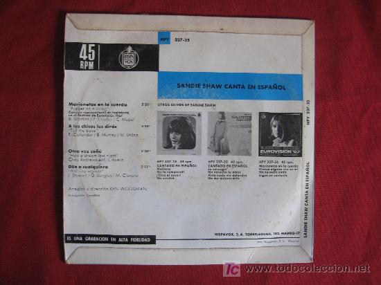 Discos de vinilo: SANDIE SHAW - Foto 3