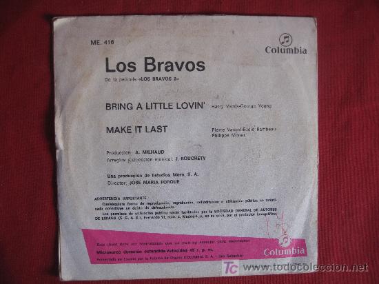 Discos de vinilo: LOS BRAVOS - Foto 3