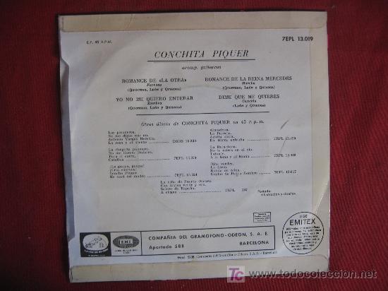 Discos de vinilo: CONCHITA PIQUER - Foto 3