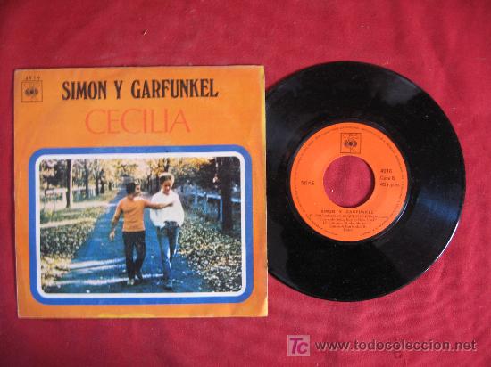 Discos de vinilo: SIMON Y GARFUNKEL - CECILIA - Foto 2