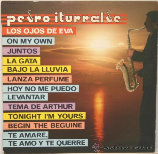 Discos de vinilo: PEDRO ITURRALDE los ojos de eva LP hispavox 1982 - Foto 1