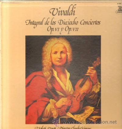 Discos de vinilo: VIVALDI INTEGRAL DE LOS DIECIOCHO CONCIERTOS OP.VI y OP. VII. LP-ESTUCHE-006