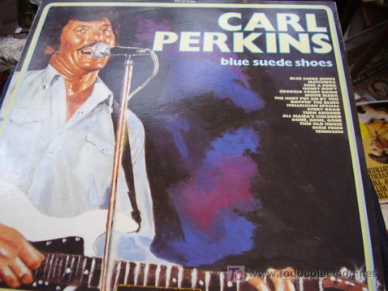 Discos de vinilo: Carl Perkins Blue Suede Shoes - Foto 2